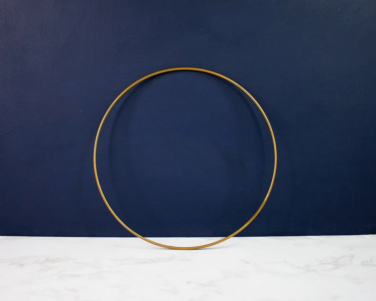 10" Metal Ring - Gold