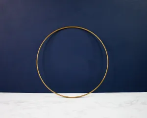 10" Metal Ring - Gold