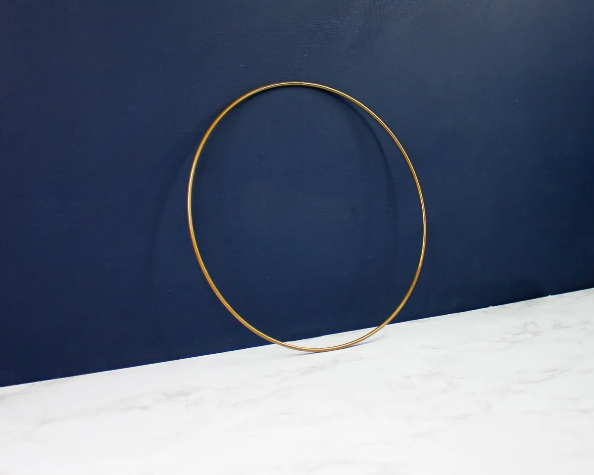 10" Metal Ring - Gold