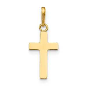 14k Childrens Cross Pendant