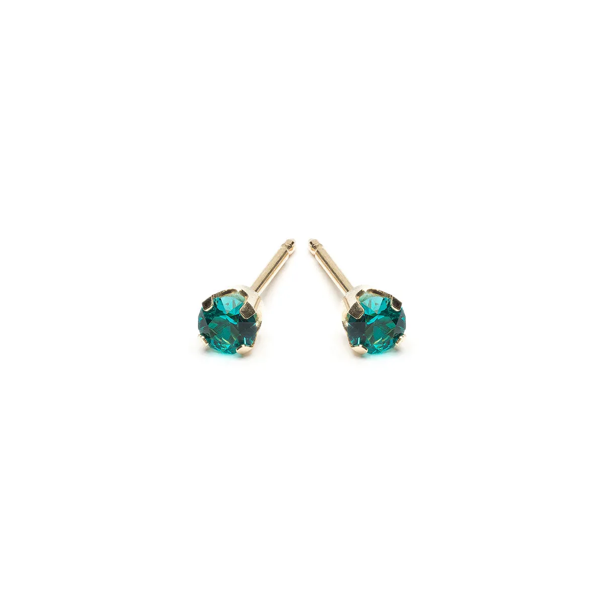 14k Gold Earrings December Birthstone