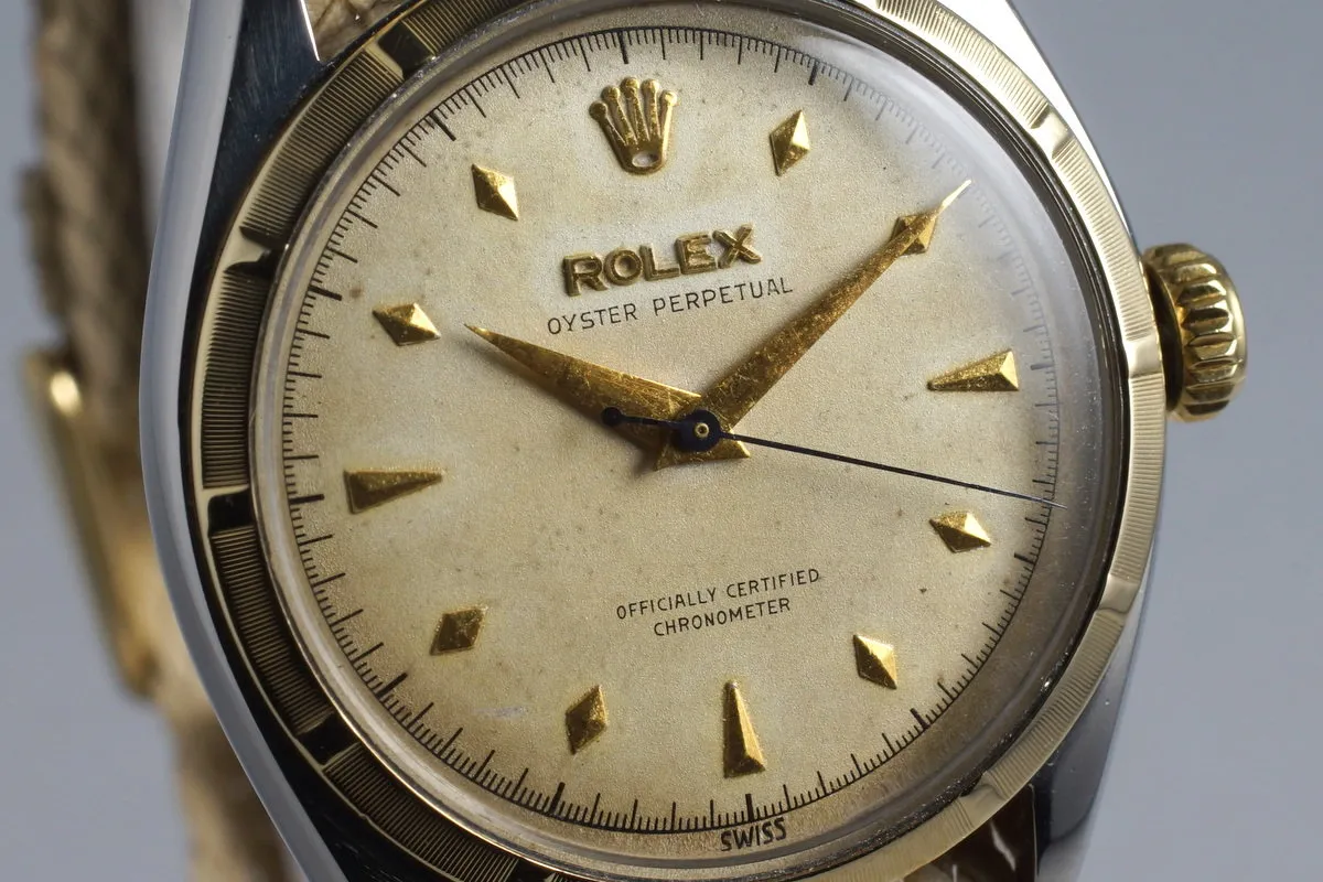 1952 Rolex Two Tone Oyster Perpetual 6085