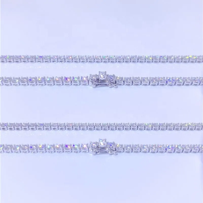 3mm Moissanite Tennis Chain