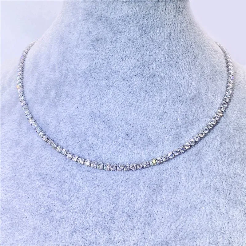 3mm Moissanite Tennis Chain