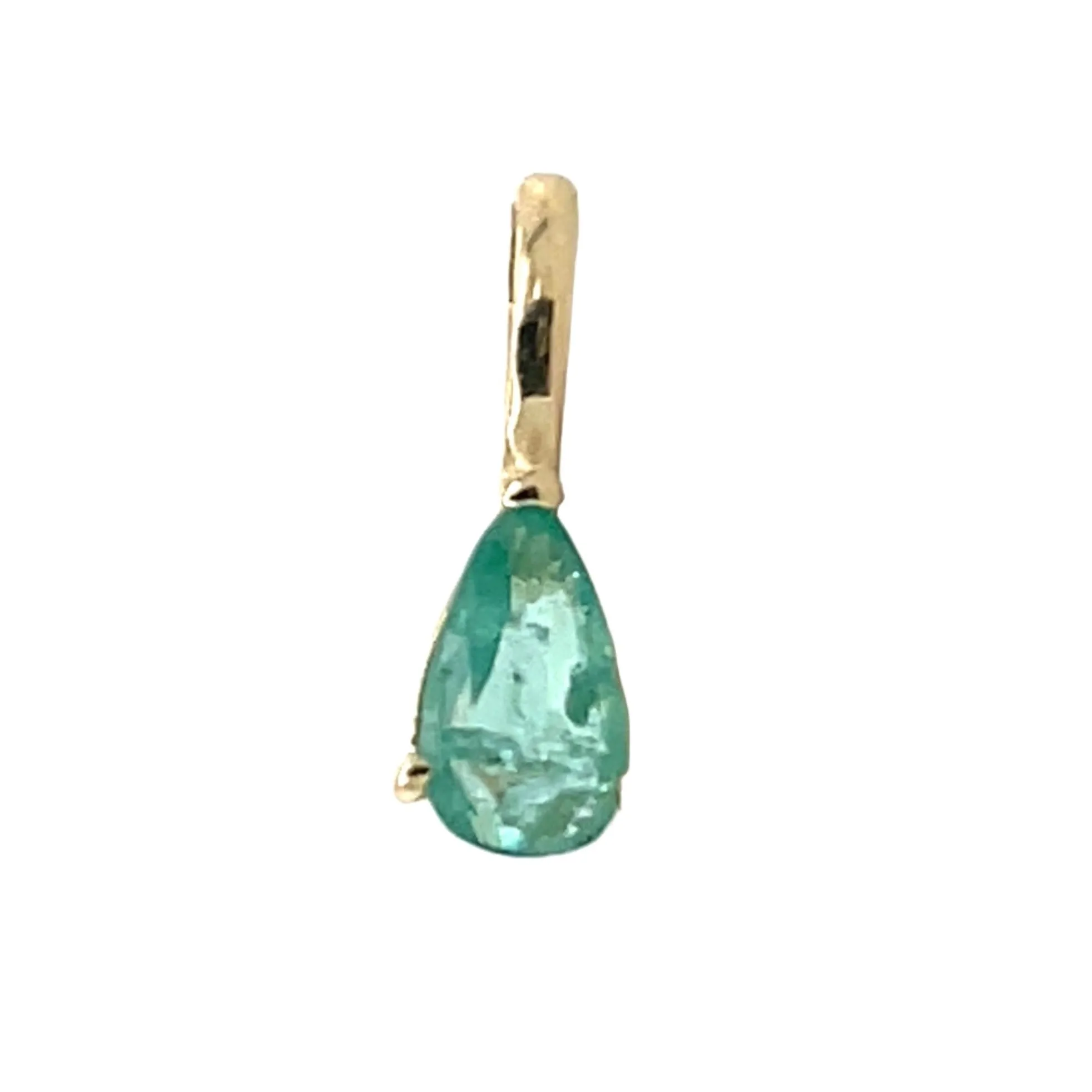 9ct Yellow Gold Pear Birthstone Gemstone Charm