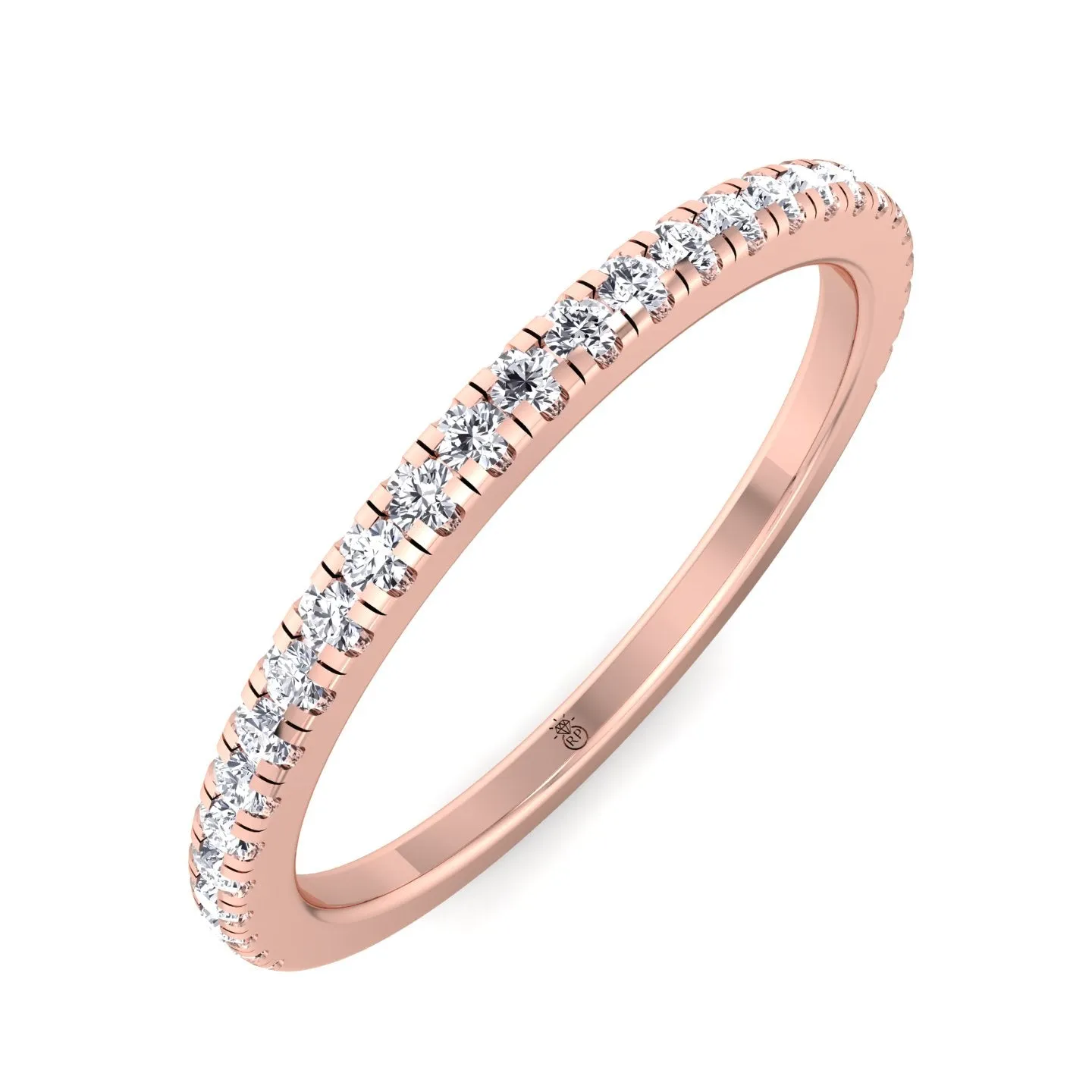 Albany - Pave Wedding Band (0.10 CT)