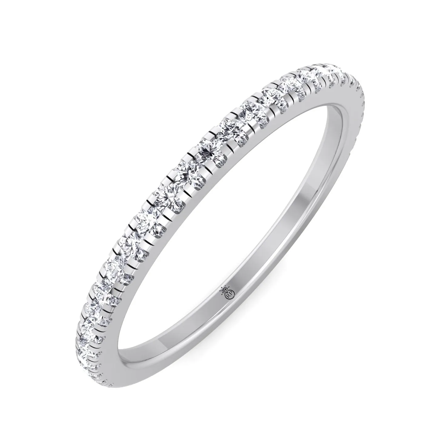 Albany - Pave Wedding Band (0.10 CT)