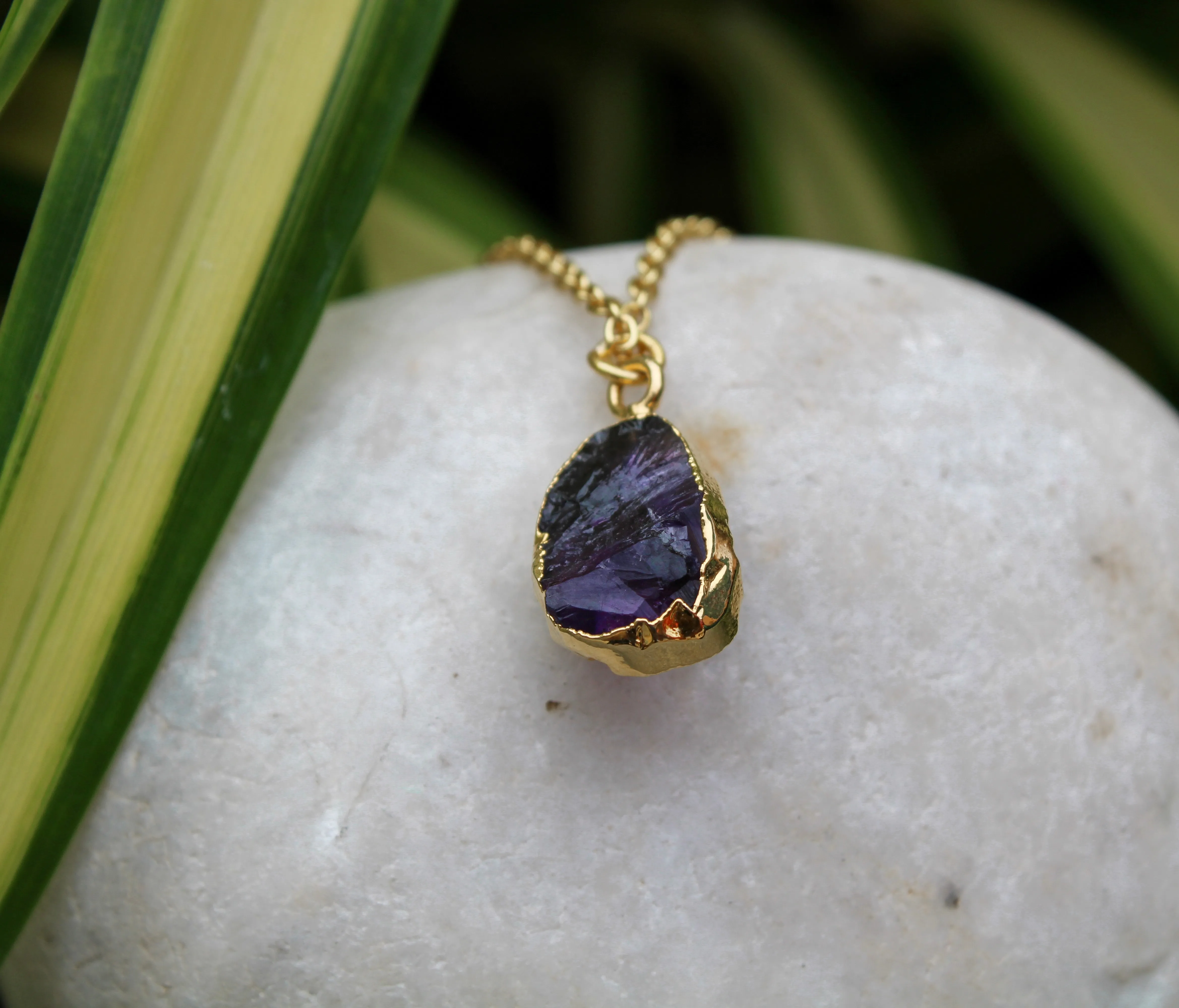 Amethyst Crystal Necklace