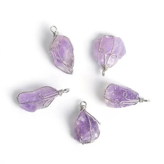 Ancient Infusions Amethyst Tranquility Pendant: Embrace Calmness and Spiritual Connection