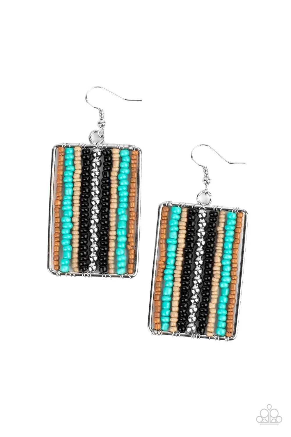 Beadwork Wonder - Black
Earrings - Paparazzi Accessories