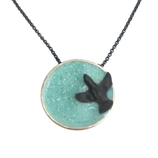 Blackwing Metals Necklace: Soaring Bird