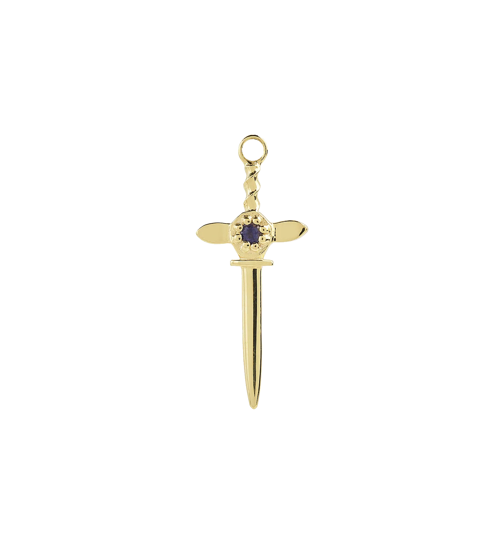 Bluebell Knight Earring Charm 14K