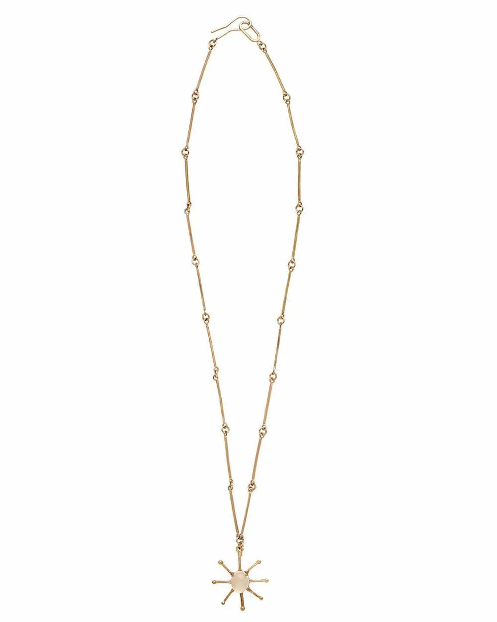 Bronze Quartz Stella White Necklace