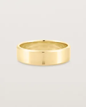 Chamfered Wedding Ring | 6mm