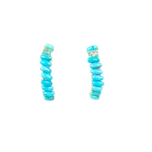 Cleopatra Earrings - Turquoise & Apatite