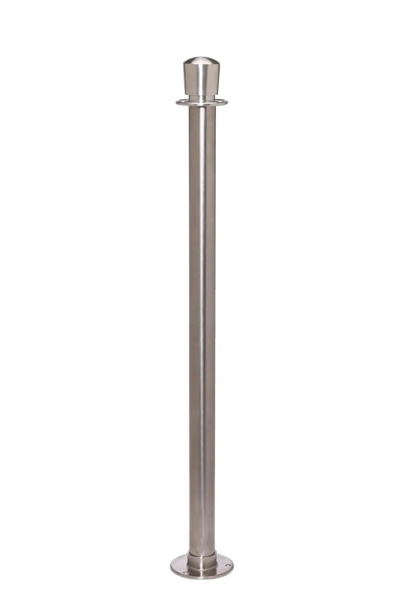 Crowd Control Barrier Stanchions Elegance Crown Top Fixed Base