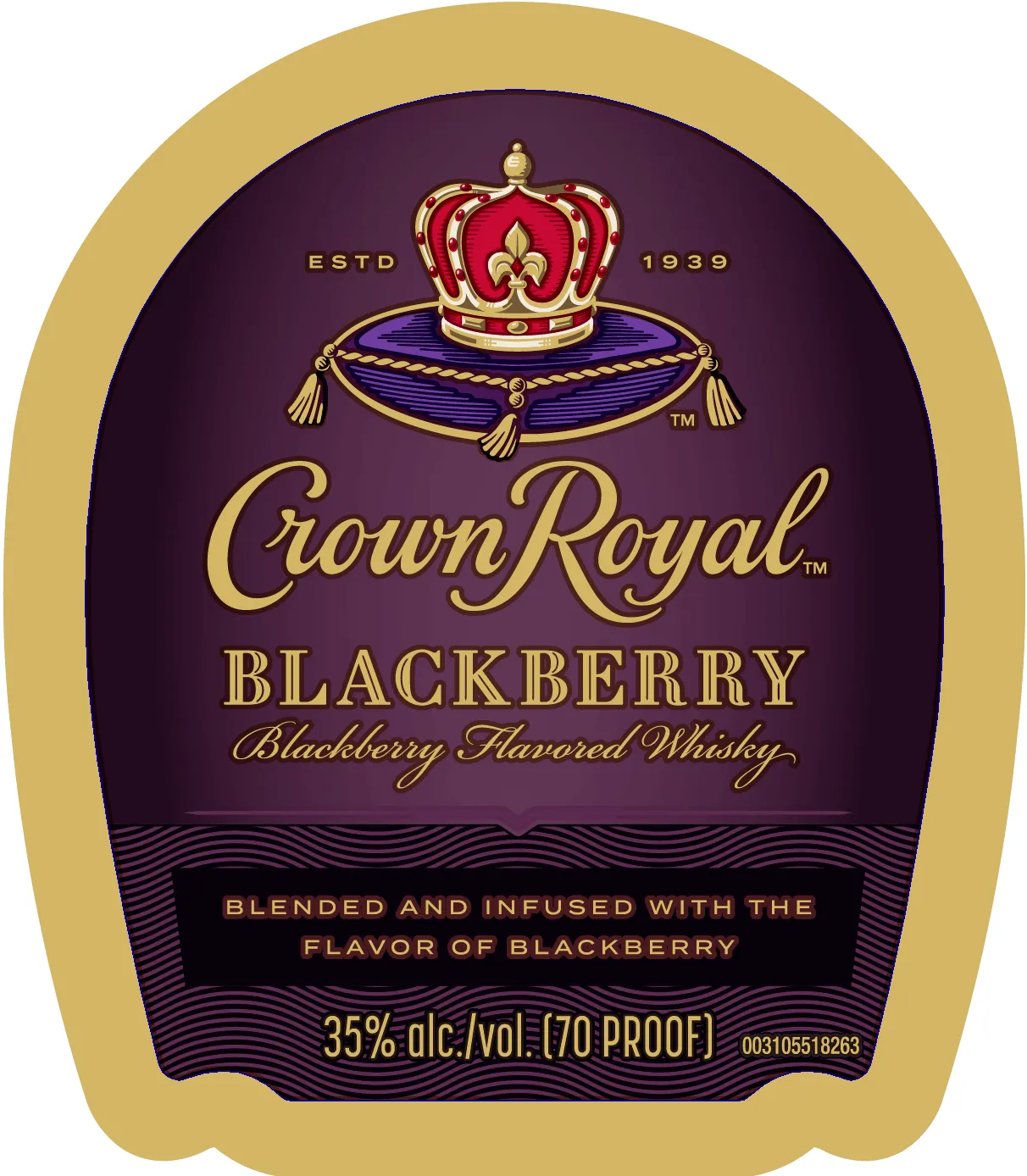 Crown Royal Blackberry Flavored Whisky 50ml