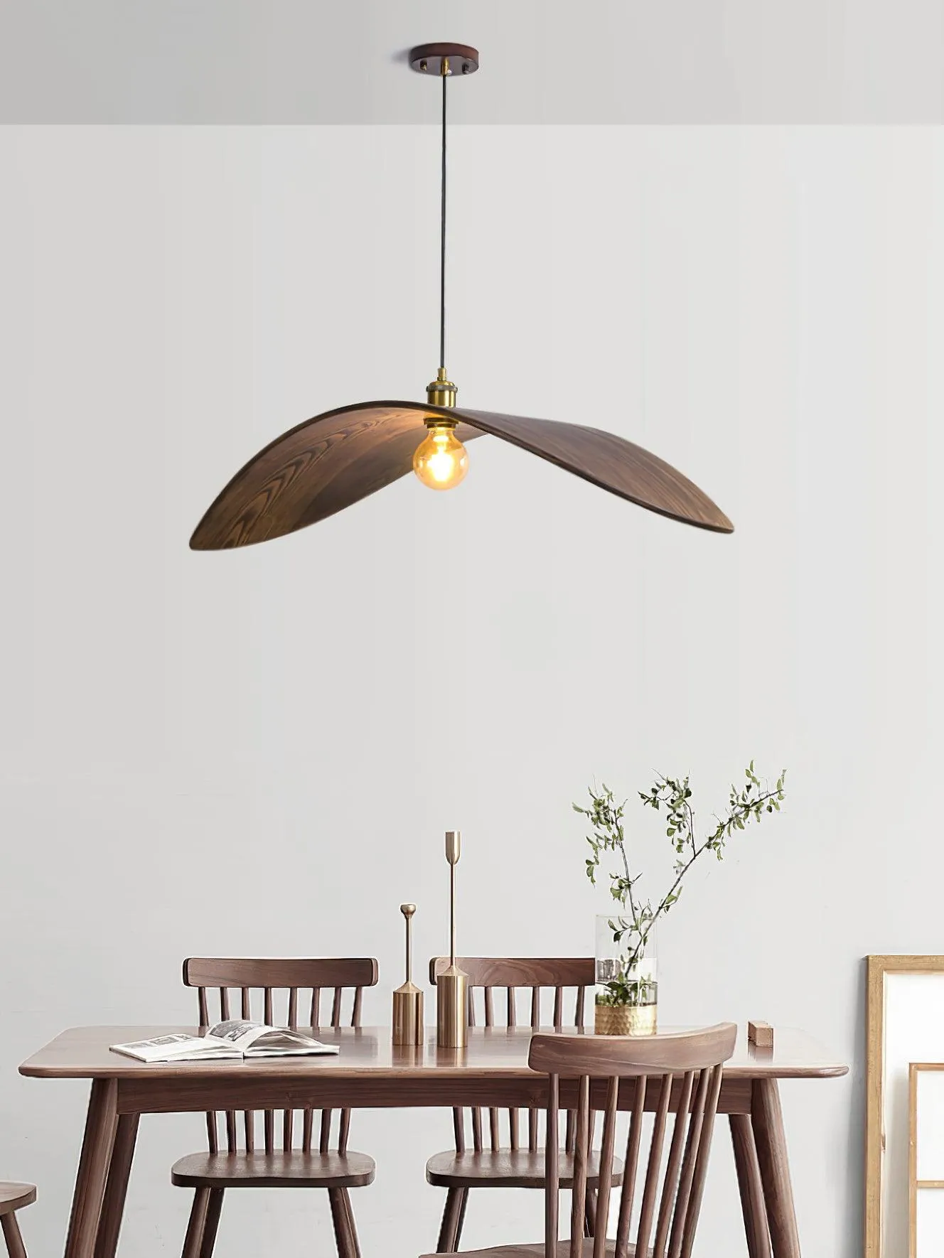 Curve Wooden Pendant Lamp