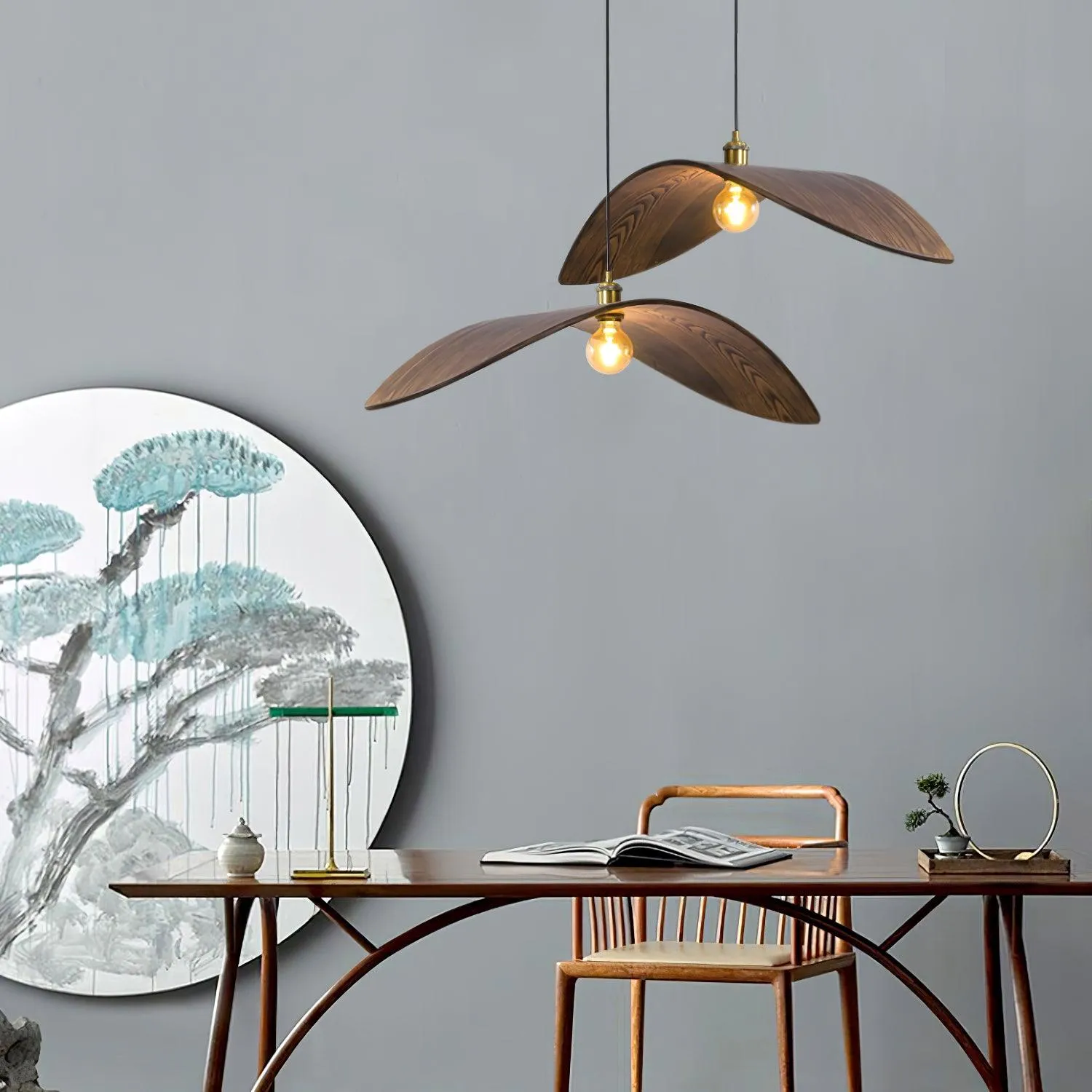 Curve Wooden Pendant Lamp