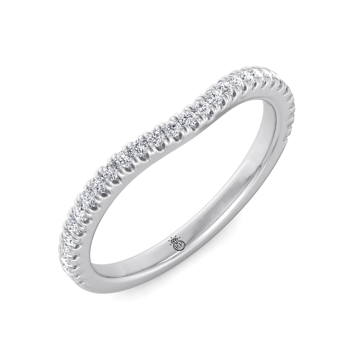 Cyprus - Matching Pave Wedding Band (0.22 CT)