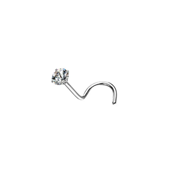 CZ Diamond Nose Screw