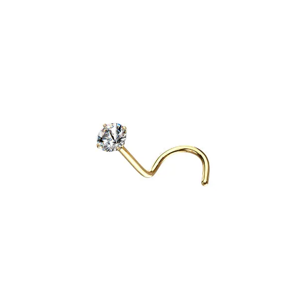 CZ Diamond Nose Screw