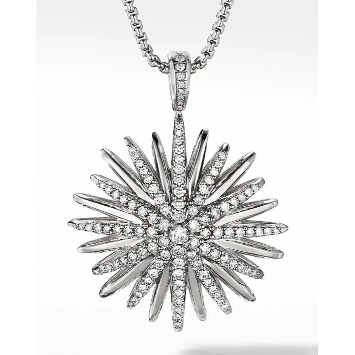 David Yurman 32mm Starburst Necklace