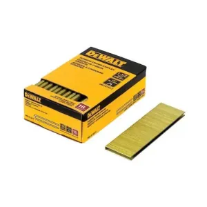 DeWalt 1/4" Narrow 18 Gauge Crown Finish Staples