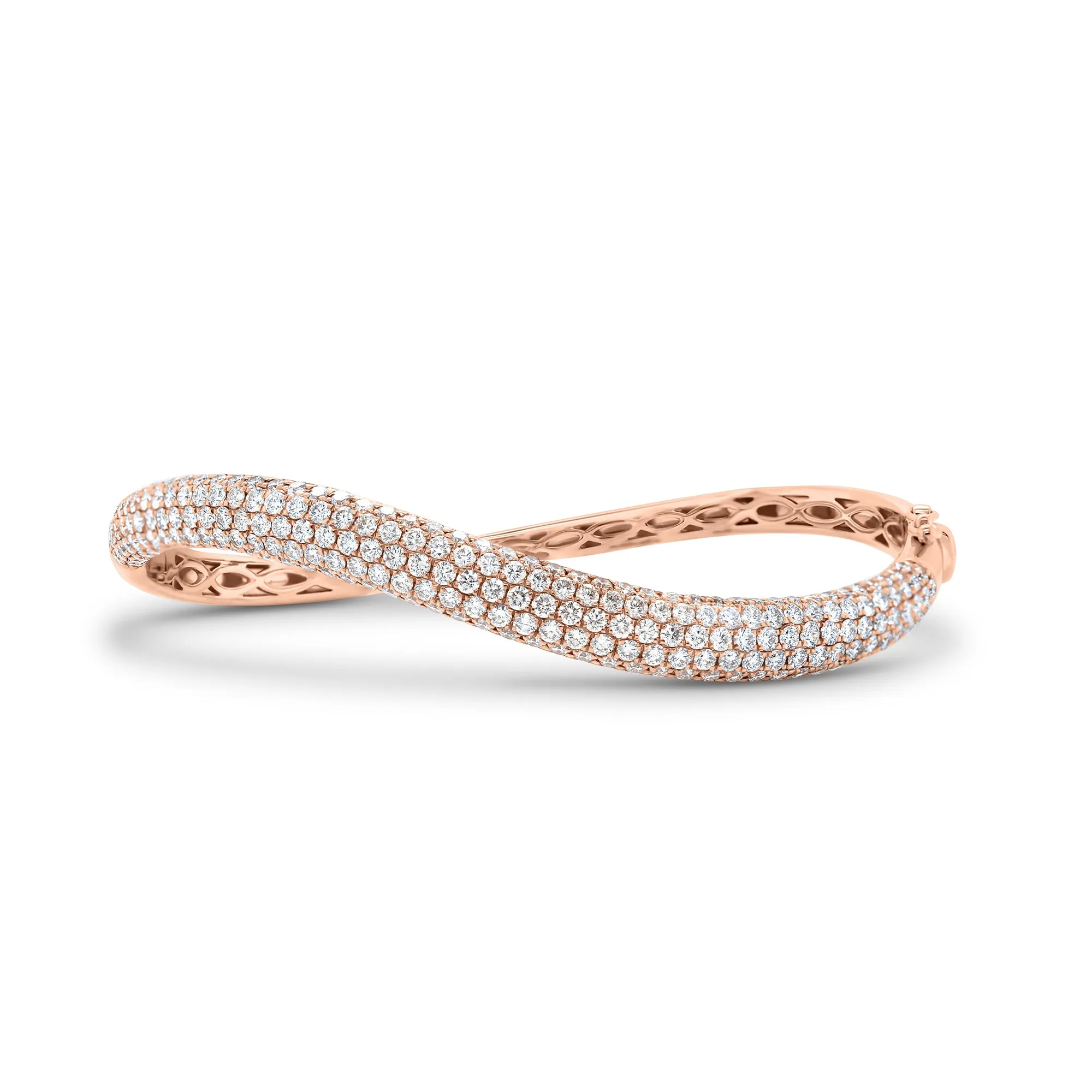 Diamond Wavy Bangle