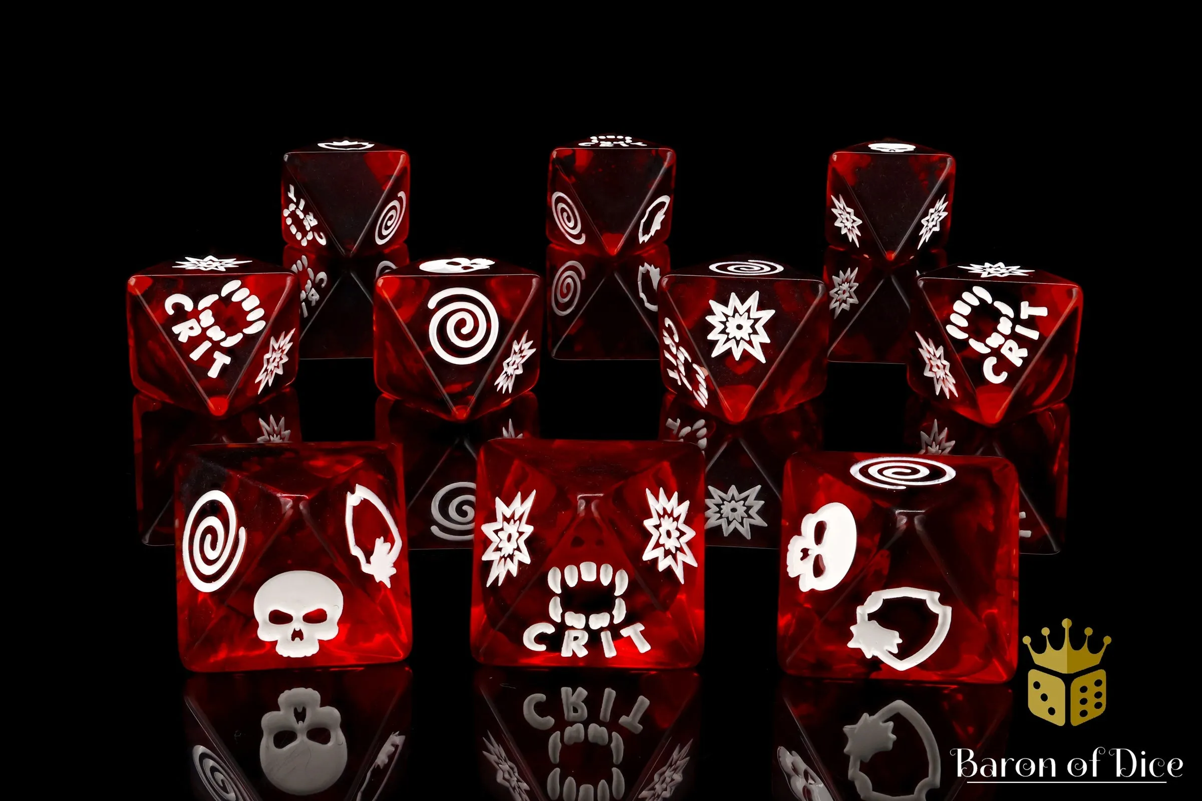 Dracula D8 Dice Set