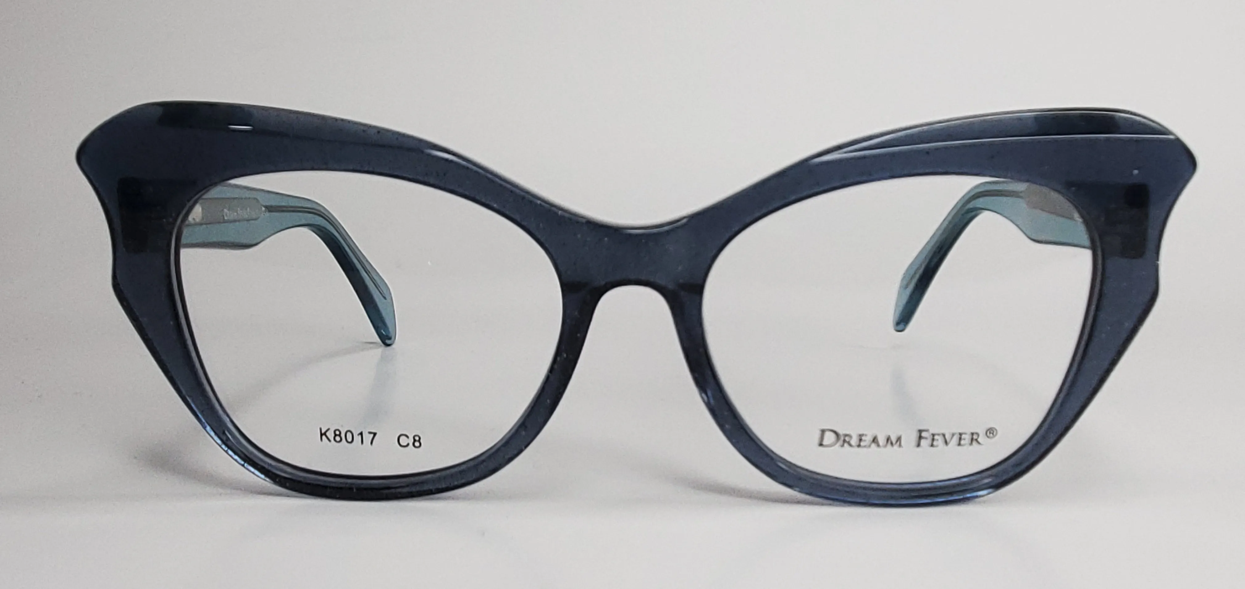 Dream Fever K8017 Aquamarine Acetate Italy Eyeglasses