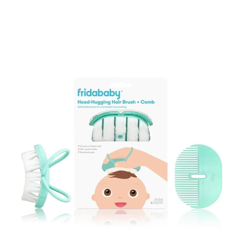 Fridababy - Ensemble de Brosse et Peigne||Fridababy - Head-Hugging Hair Brush   Comb