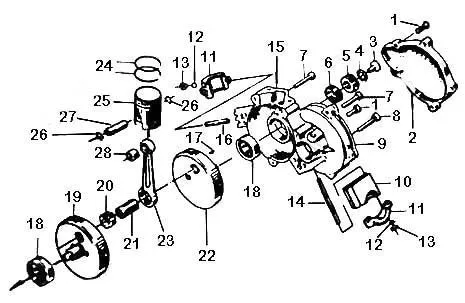 Front Motor Mount Stud - 8MM