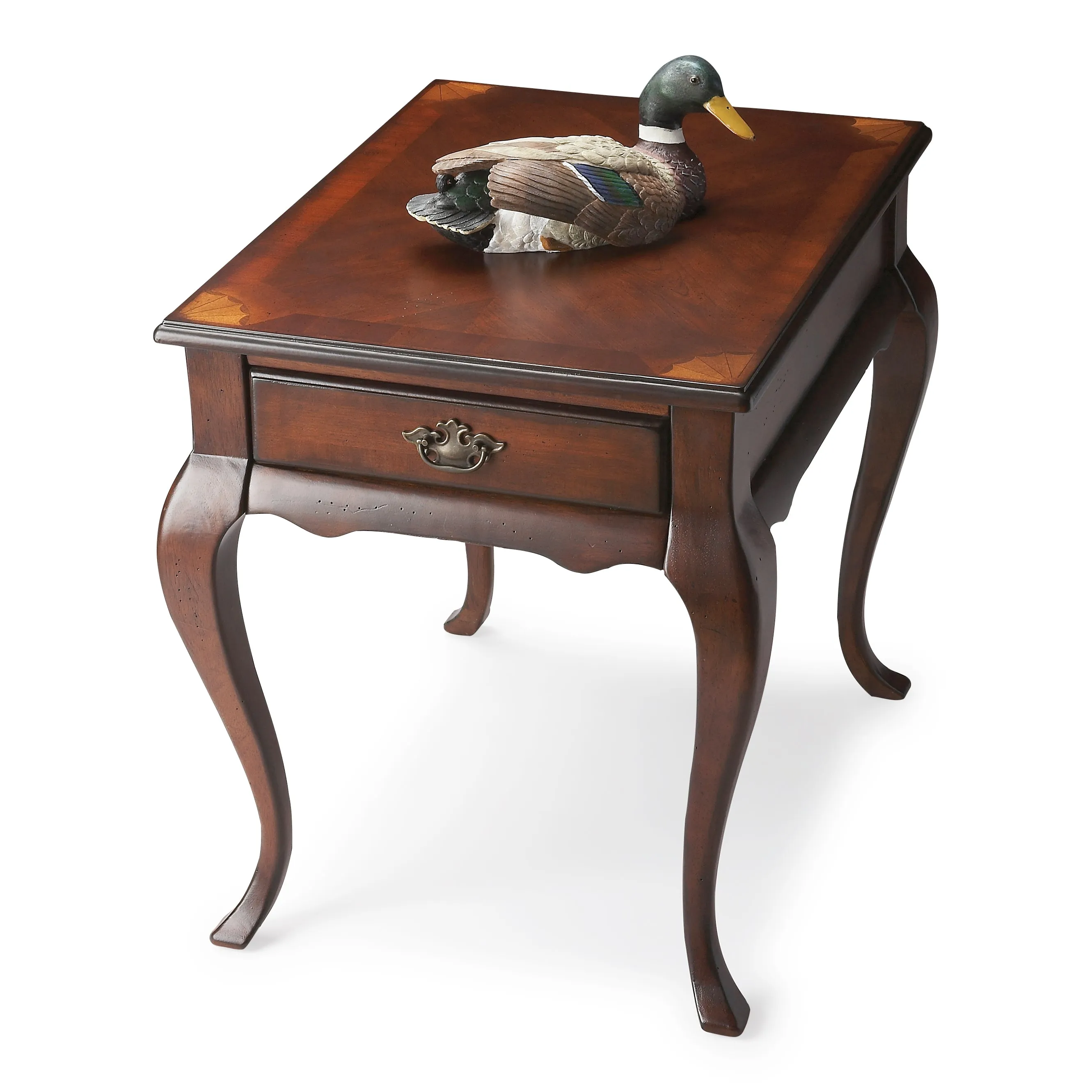 Grace End Table in Dark Brown  3022024