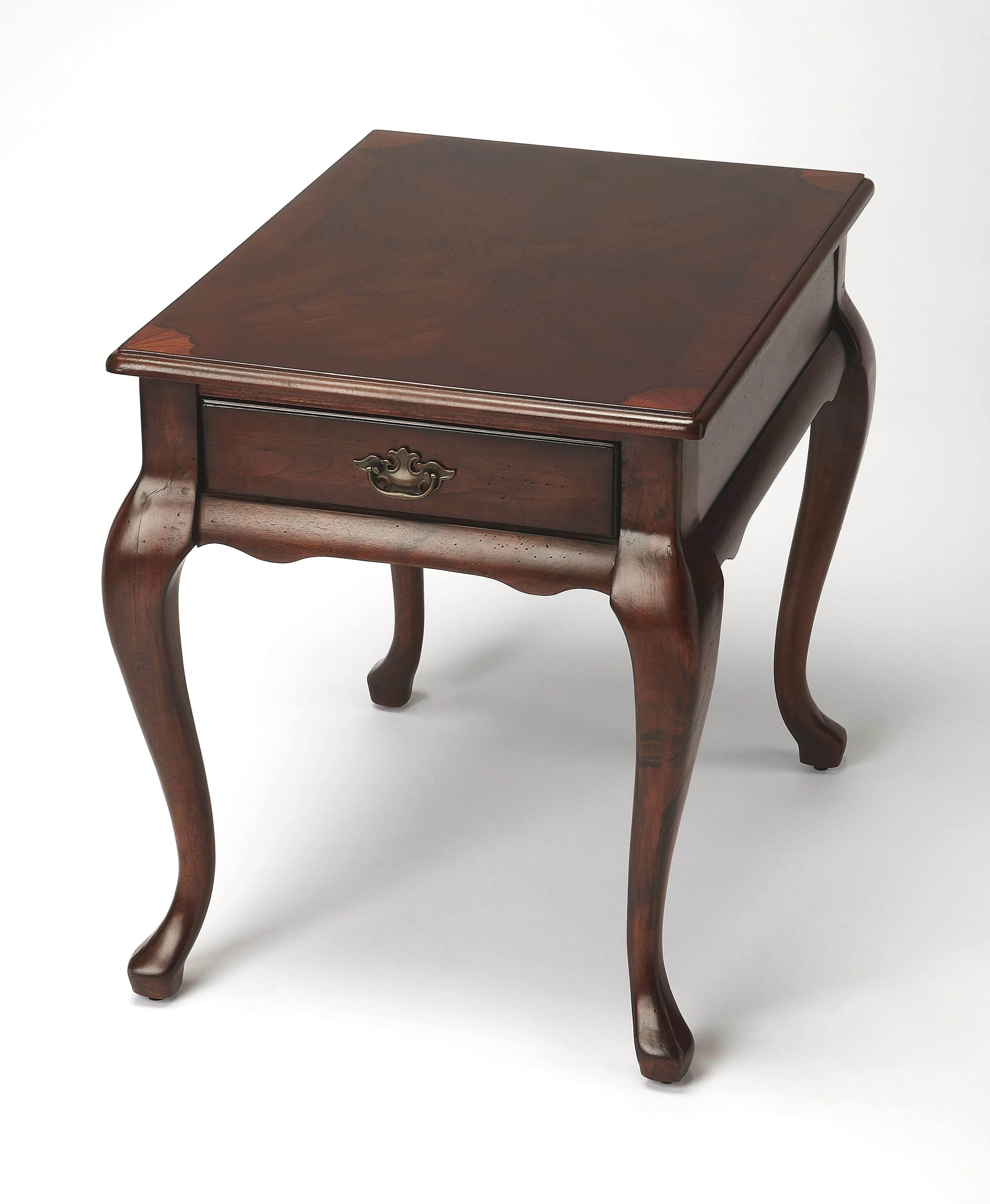 Grace End Table in Dark Brown  3022024