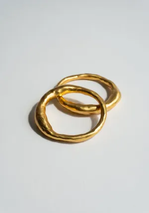 Guana Bangle in Gold