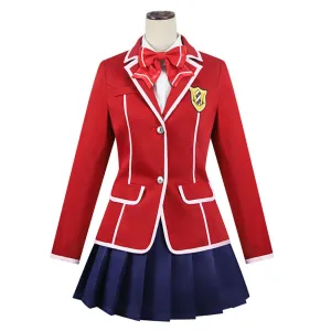 Guilty Crown Yuzuriha Inori Women Red Dress Party Carnival Halloween Cosplay Costume