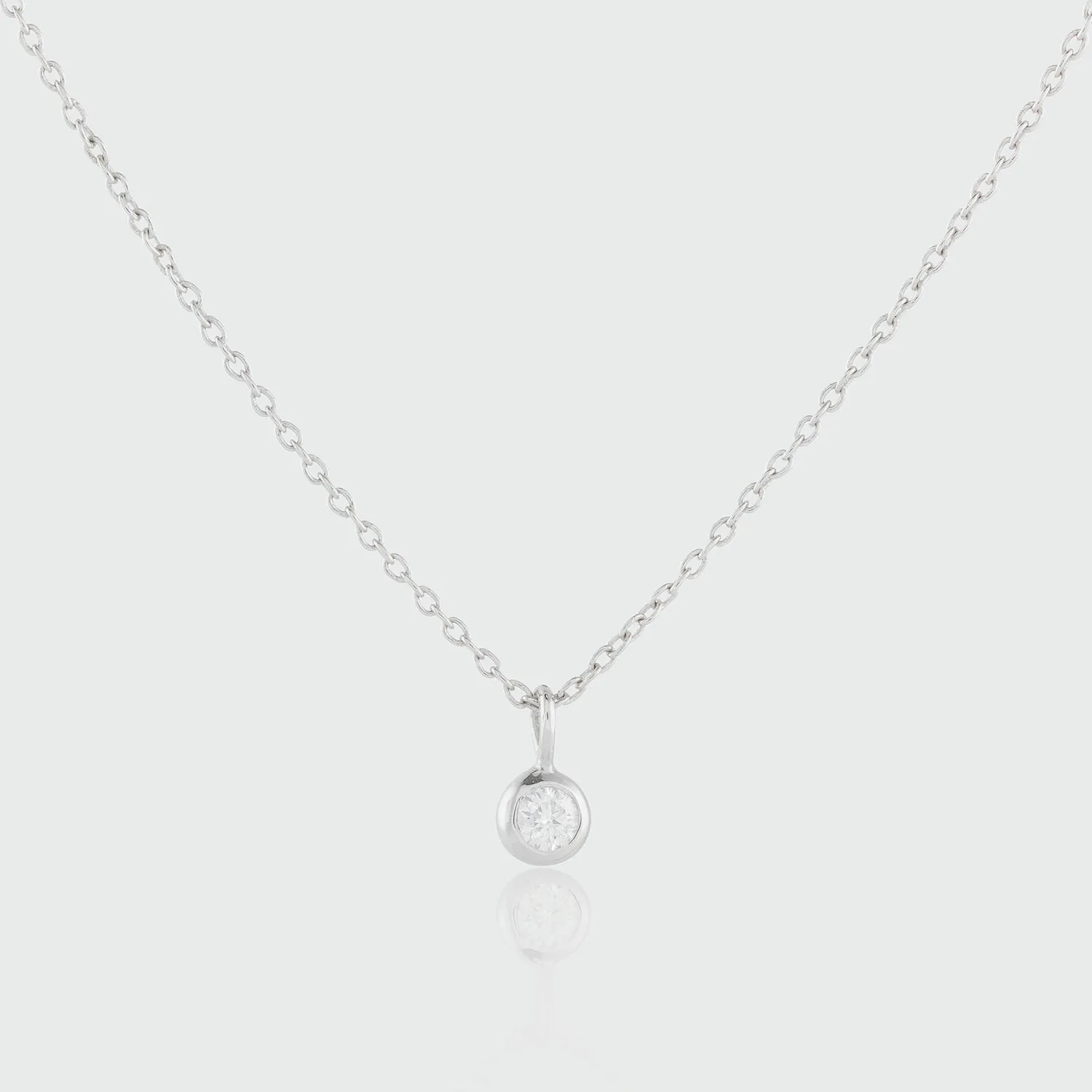 Hampton Moissanite & Sterling Silver Necklace