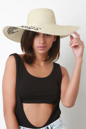 Hello Boys Wide Floppy Hat