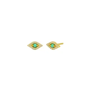 Hermione Studs - Sterling Silver   Gold