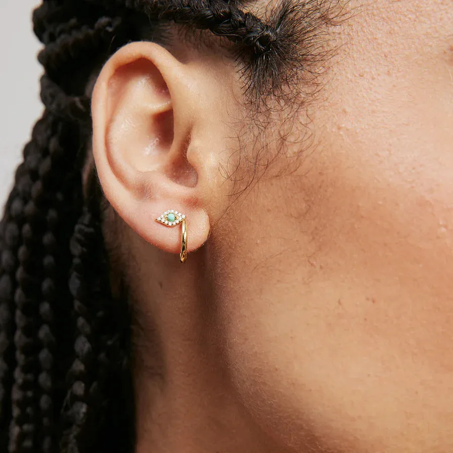 Hermione Studs - Sterling Silver   Gold