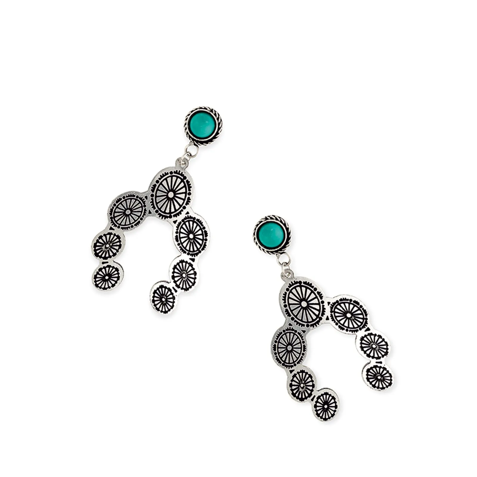 Horseshoe Concho Earrings