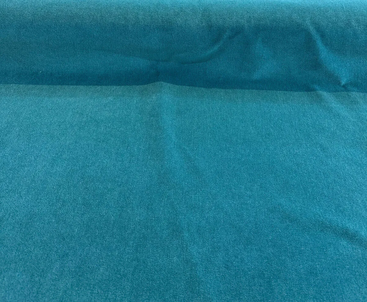 Italian Alpaca Aquamarine Green Mario Sirtori Mohair Upholstery fabric By The Yard