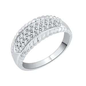 KATARINA 1/4 cttw Diamond Wedding Band