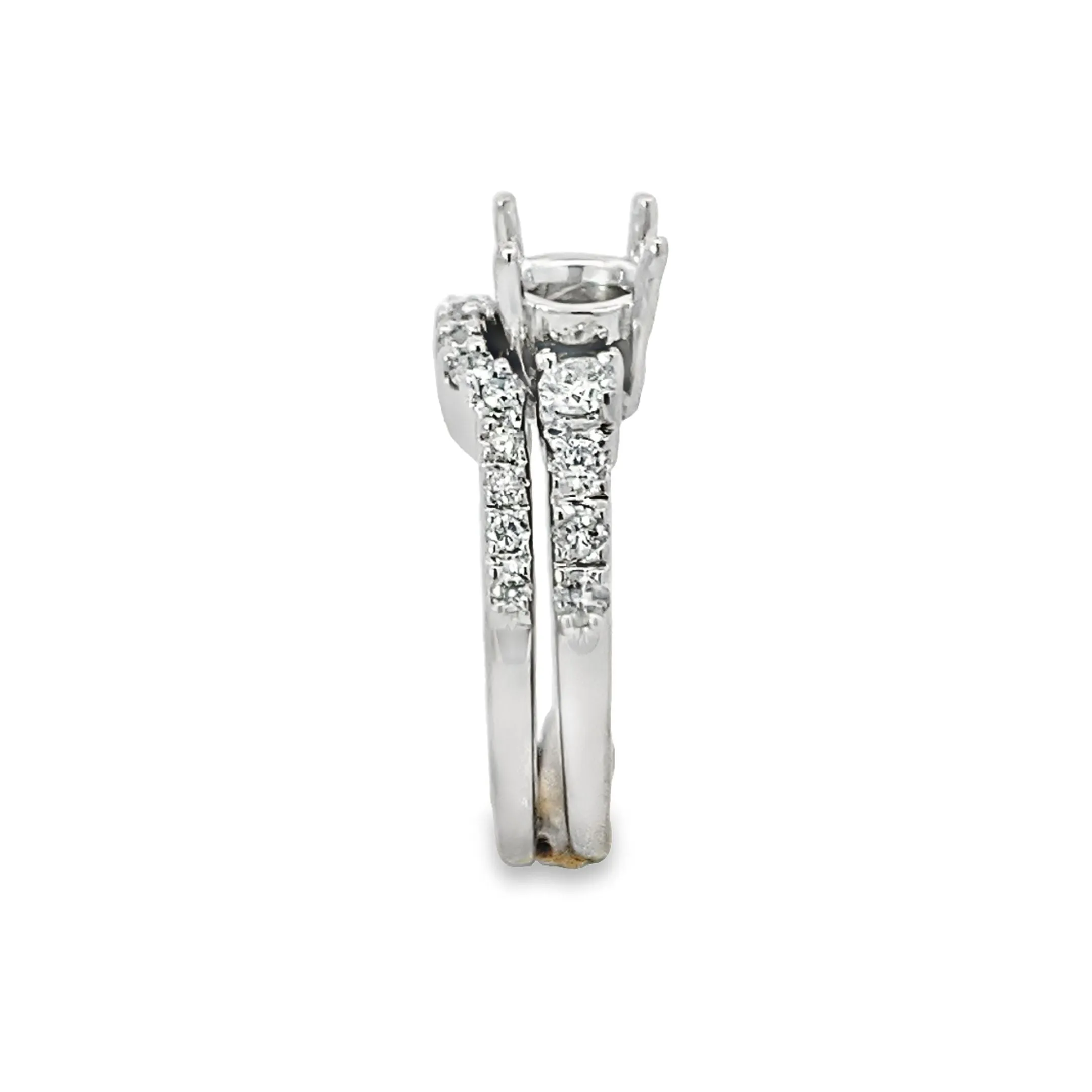 Kirkland Jewelry Estate | 14K White Gold Wedding Set