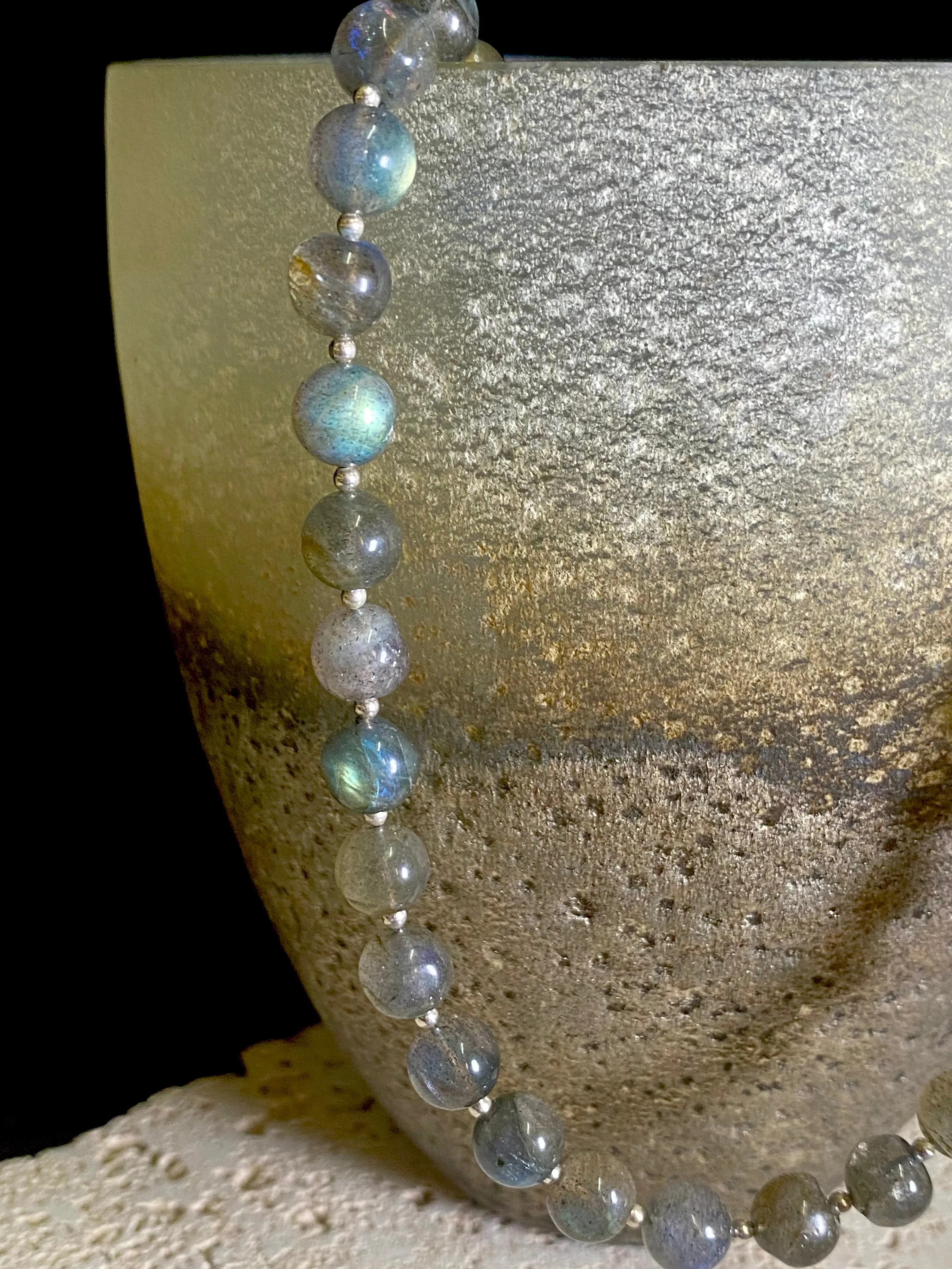 Labradorite Silver Necklace