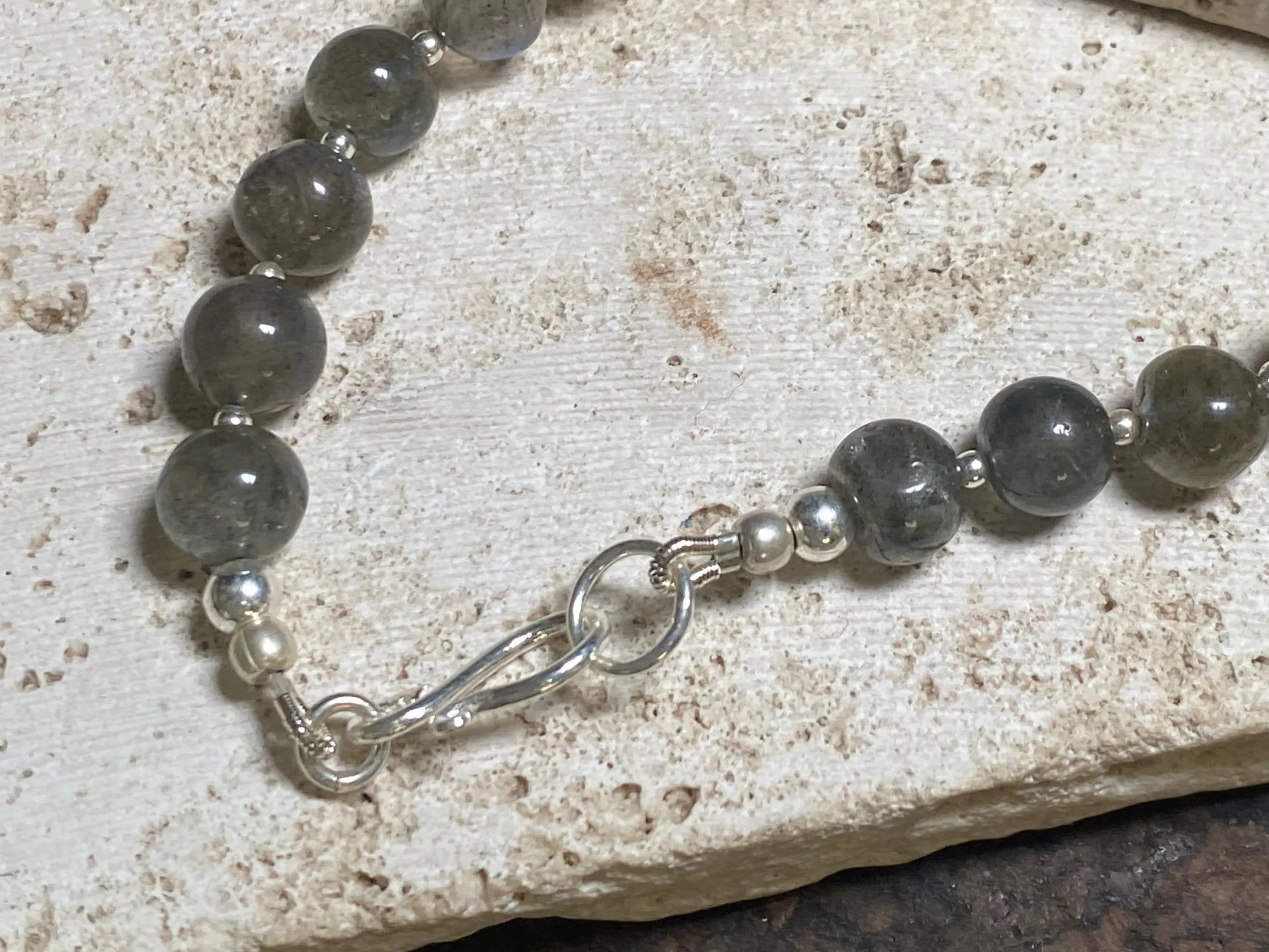 Labradorite Silver Necklace