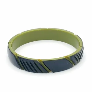 Lash Bangle in Jade Green by Lucky Lou Shoes