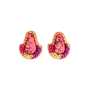 Layla Beaded Studs Earrings