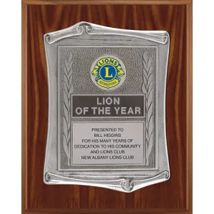 LION OF THE YEAR PLAQUE